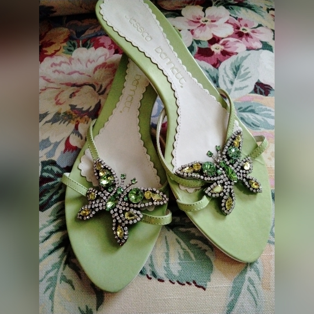 Jessica Bennett Jeweled Sandals